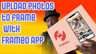 How to load photos on to the Frameo Frame through the app [upl. by Beaston]