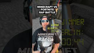 Minecraft Vs Fortnite Rap Battle shorts [upl. by Shaff]