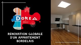 Rénovation dun appartement de 130m2 au 3ème étage dun immeuble haussmanien Bordelais par DOREAdeco [upl. by Houston]