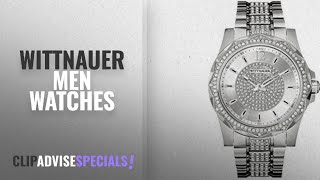 10 Best Selling Wittnauer Men Watches 2018  Wittnauer Mens Chevron Crystal Accent Stainless [upl. by Chaille]