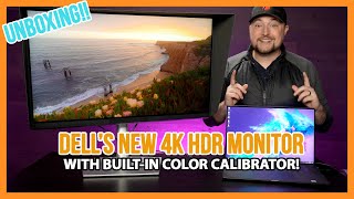 Dells crazy new 4k HDR Monitor that self color calibrates [upl. by Sucramd]