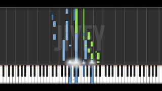 Annies Song  John Denver Synthesia Piano Tutorial [upl. by Eniahs605]