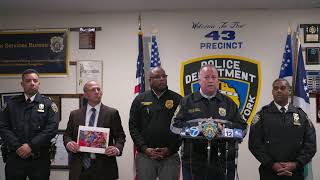 Watch as NYPD executives provide an update on an ongoing investigation in the Bronx [upl. by Millham]