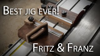 GameChanging Jig for Sliding Table Saws Build the Fritz and Franz Jig [upl. by Raffaello]