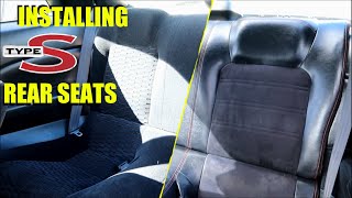 Remove rear seat for TYPE S rear seat Honda Prelude [upl. by Imak]