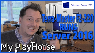 TerraMaster F2220 Ninja Hacked with MS Server 2016  473 [upl. by Annavas]
