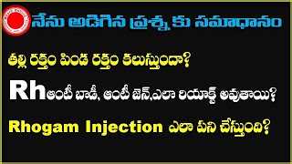 Rh Antibody and antigen reaction and Rhogam Injection useKiran Kodumuru [upl. by Lorine]