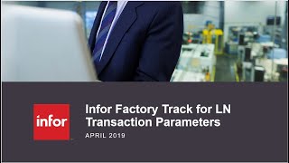 Transaction Parameters [upl. by Aikel804]