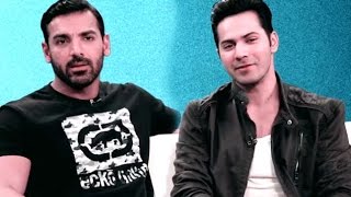 There’s something Varun Dhawan doesn’t like about John Abraham  Exclusive Interview  DISHOOM [upl. by Yelrah]