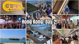 Hong Kong  Day 2 Walking Tour  The Peak Star Ferry Tsim Tsa Shui Temple Street Mongkok [upl. by Renie]