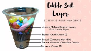 Edible Soil Layer Science Performance [upl. by Alliehs]