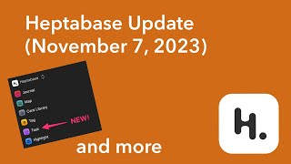 Heptabase update more highlighting options  tasks [upl. by Norvol]