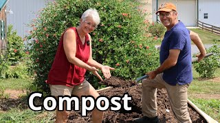 How to Make Rich Organic Compost for Your Homestead Garden [upl. by Atinele]