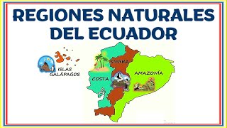 REGIONES 🇪🇨 🥰 NATURALES DEL ECUADOR [upl. by Nyre]