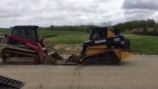 John Deere 333G vs Takeuchi TL12 [upl. by Dory]