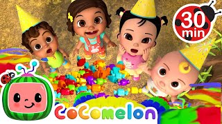 Piñata Birthday Song  Dale Dale 🪅🍬  CoComelon  Nina Time  Nursery Rhymes for Babies [upl. by Kylah]