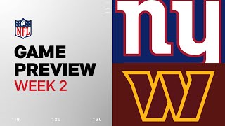 New York Giants vs Washington Commanders  2024 Week 2 Game Preview [upl. by Shewmaker585]