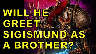 EPIC Duel Abaddon Vs Sigismund 40k Lore [upl. by Ytrebil]