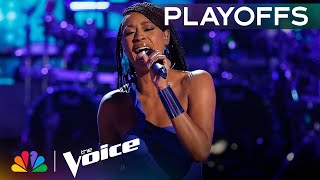 Kara Tenaes Stunning Performance of SWVs quotRainquot  The Voice Playoffs  NBC [upl. by Enajiram]