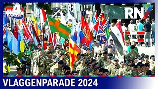 Vlaggenparade in beeld  4DAAGSE 2024 [upl. by Ceil]