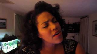 Celine Dion quotOh Holy Nightquot a capella cover Chantal Ambroise [upl. by Josefa]