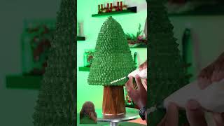 Very creative Christmas tree cake christmas holiday christmasdecor christmastree family [upl. by Leina]