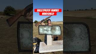 Bulletproof testing a HUMVEE Windshield [upl. by Zipah189]