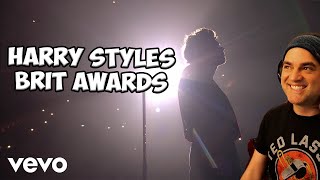 Harry Styles  As It Was Reaction  Guitarist Reacts to The BRIT Awards 2023 [upl. by Adirem]