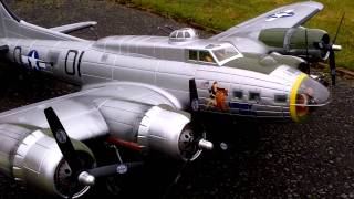 117 scale Liberty Belle B17 RC aircraft [upl. by Inessa]