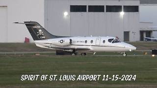 General Aviation and Biz Jets Take off and Land at Spirit of St Louis Airport [upl. by Dylan284]