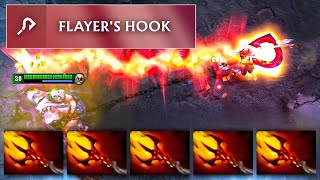 New Way to Play Pudge 736 Octarine Core  Dagon Builds Flayers hook🔥 [upl. by Marigolda]