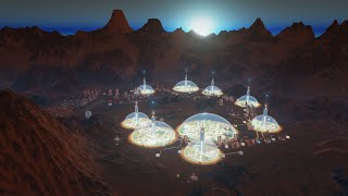 Surviving Mars  Colony Timelapse [upl. by Hewes]