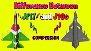 Difference Between Jf17 Thunder and J10c [upl. by Ylrebmyk530]