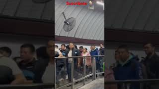 Estación 🚉 Tacubaya Transbordo Metro Ciudad de México 🇲🇽 hora pico [upl. by Nnaylime]