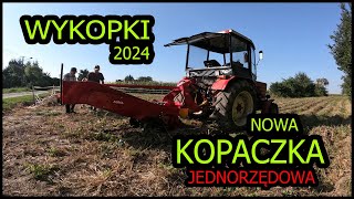 Wykopki Ziemniaków 2024 NOWA KOPACZKA JBM Jednorzędowa Recenzja [upl. by Mills335]