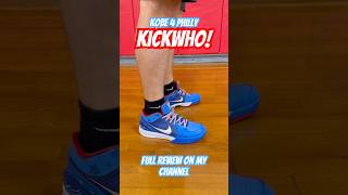 Kobe 4 Philly from Kickwho Full review on my channel kobe basketball shoes review [upl. by Martita]