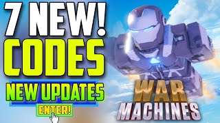 ⚠️XMAS🎄CODES⚠️ WORKING CODES FOR WAR MACHINE IN ROBLOX  WAR MACHINE CODES [upl. by Sanbo387]