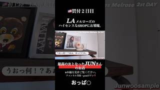 LAメルローズで爆買い⁉️ショップコレクターJUNのお店が最高にハイセンスだった📍アメリカ🇺🇸買付旅２日目！海外買付LA買付gricovintage [upl. by Norita]