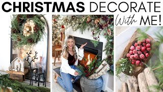 CHRISTMAS DECORATE WITH ME  HOLIDAY DECORATING IDEAS  CHRISTMAS DECORATING IDEAS 2023 [upl. by Gruver]