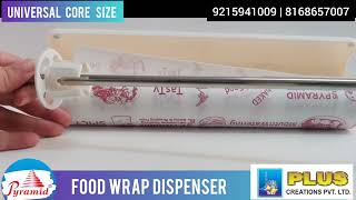 Pyramid Food Wrap Dispenser  For Food Wrapping Paper and Cling Film [upl. by Ecneralc]