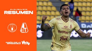 Pasto vs Tolima resumen y goles  Liga BetPlay Dimayor 2024 1  Fecha 2 [upl. by Eatnohs]