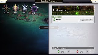 Another Eden Global Update 28500 Another Dungeon Underworld HARD Level 80 Walkthrough amp ALL Bosses [upl. by Elia596]