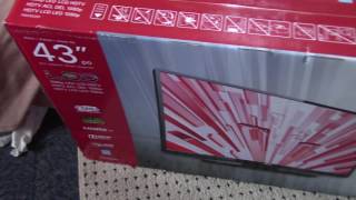 Sanyo 43 inch LED HD Television Unboxing [upl. by Jermayne24]