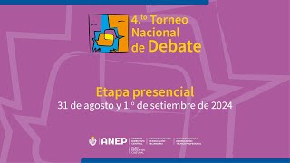 4to Torneo Nacional de Debate Etapa PresencialPrimera Ronda [upl. by Lamson]