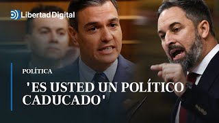 Abascal se dirige a Sánchez en la moción de censura quotEs usted un político caducadoquot [upl. by Asert]