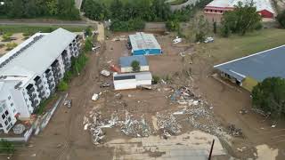 Hurricane Helene  Asheville NC  Drone Footage Full Video No 2 [upl. by Mikel]