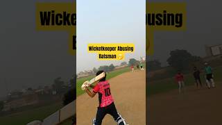 Watch wicketkeeper distracting batsman distraction focus relatable cricket fun gopro caught [upl. by Krucik]