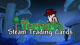 Terraria  STEAM TRADING CARDS  COLLECTION  TUTORIAL  CRAFTING [upl. by Luce]