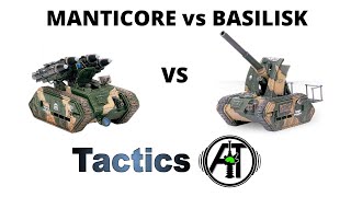 Manticore vs Basilisk Imperial Guard  Astra Militarum Artillery Contest [upl. by Eidoj387]