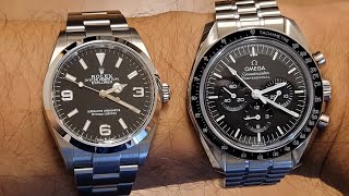 What Omega Speedmaster Pro 3861 tells us about the Rolex Explorer 2021 124270 [upl. by Billie]